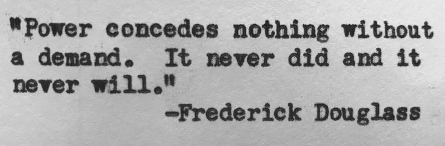 Frederick Douglass quote