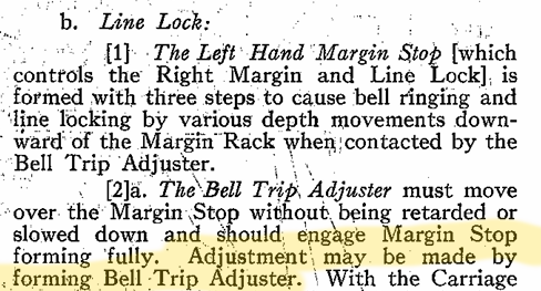 ames repair manual- bending trip adjuster