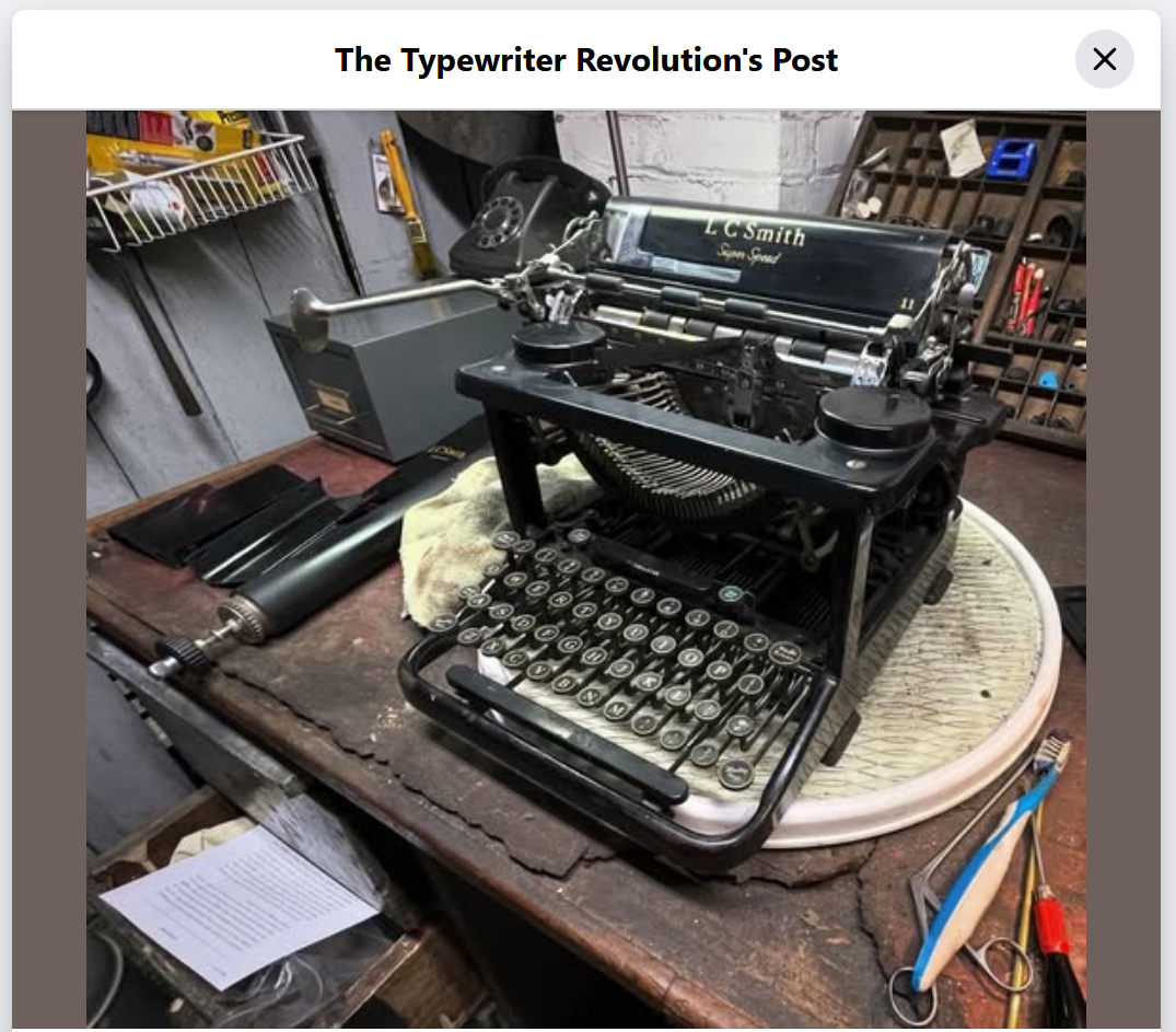 lazy susan turntable for typewriter repair
