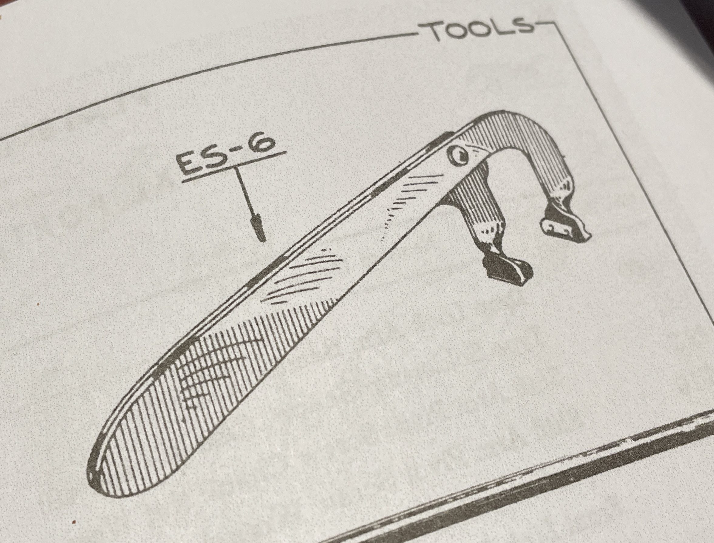 bottom rail bender tool - royal portable typewriter