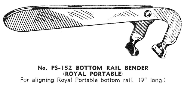 Bottom rail bender tool