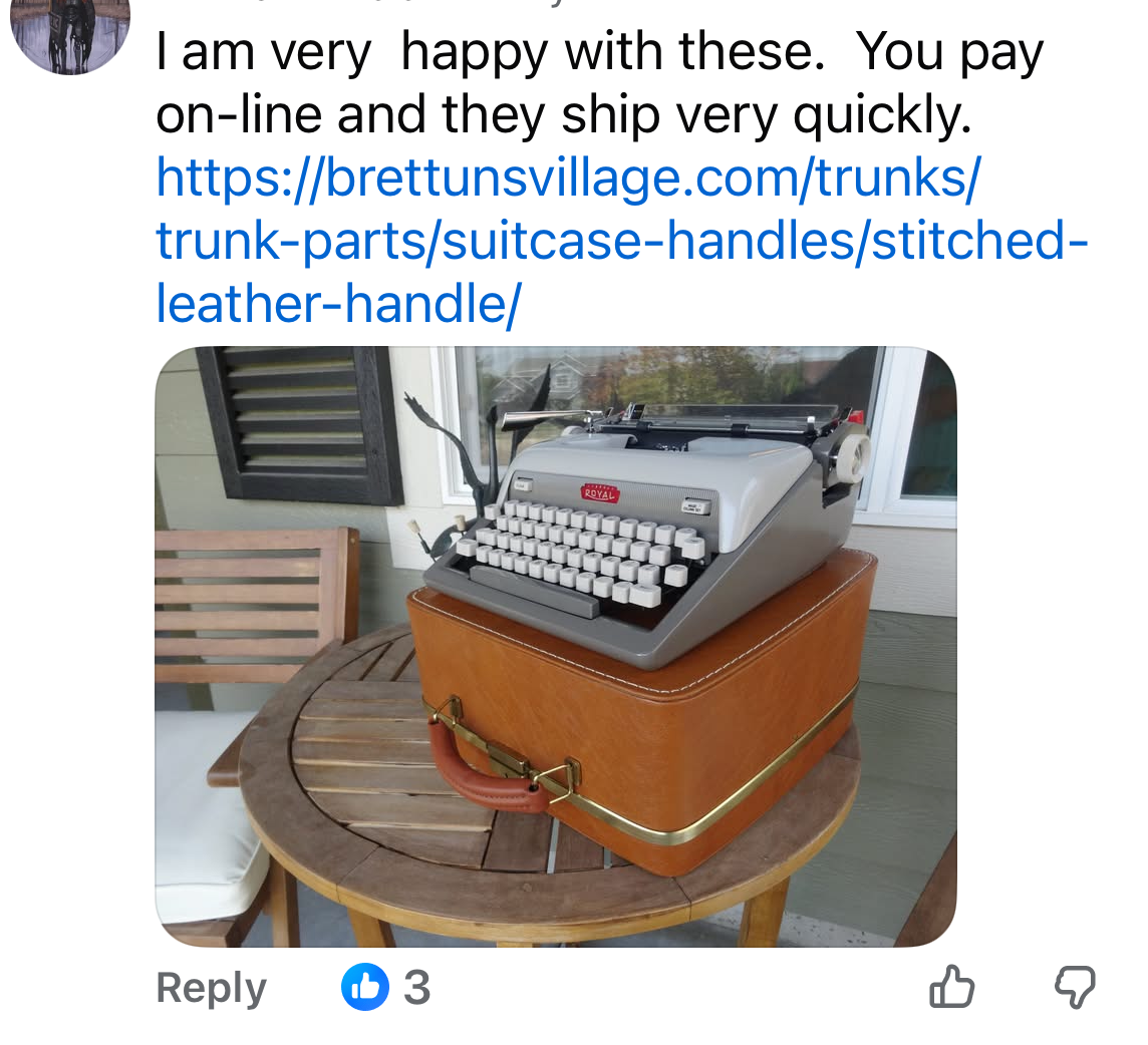 handle replacement for Royal Futura case