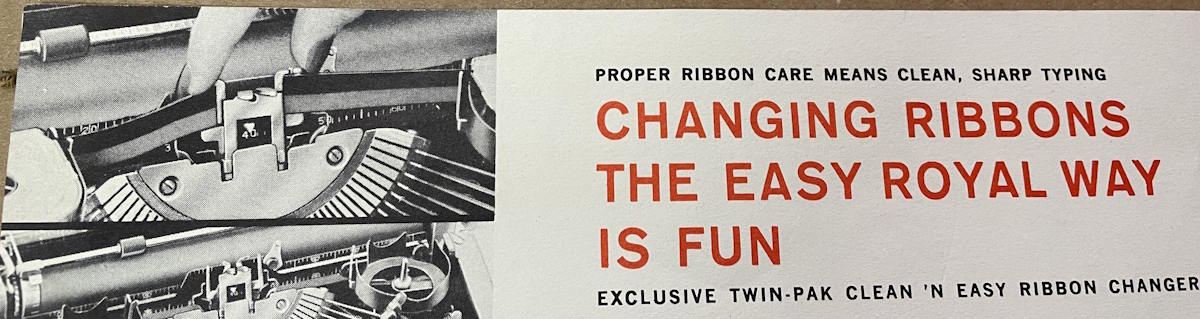 Royal Futura Typewriter Manual