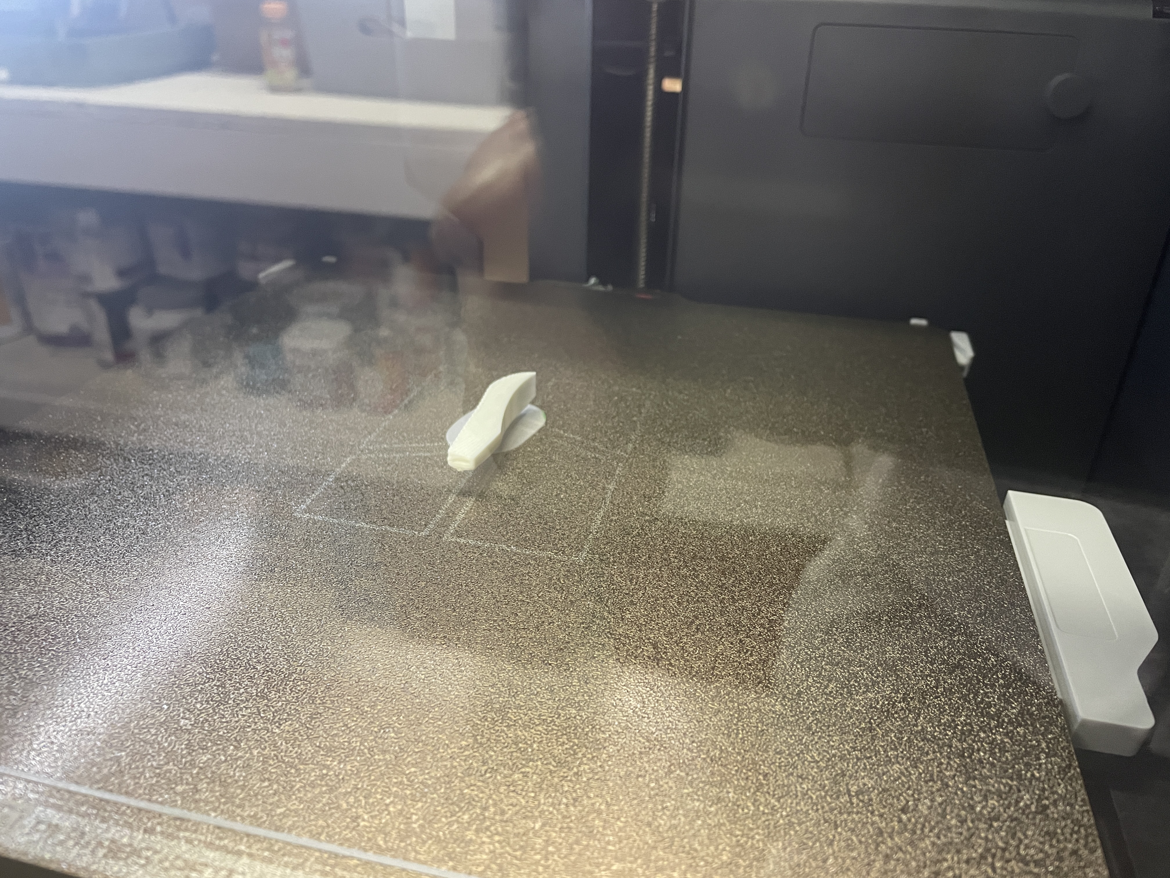 Printing in 3D: SMC carriage release lever