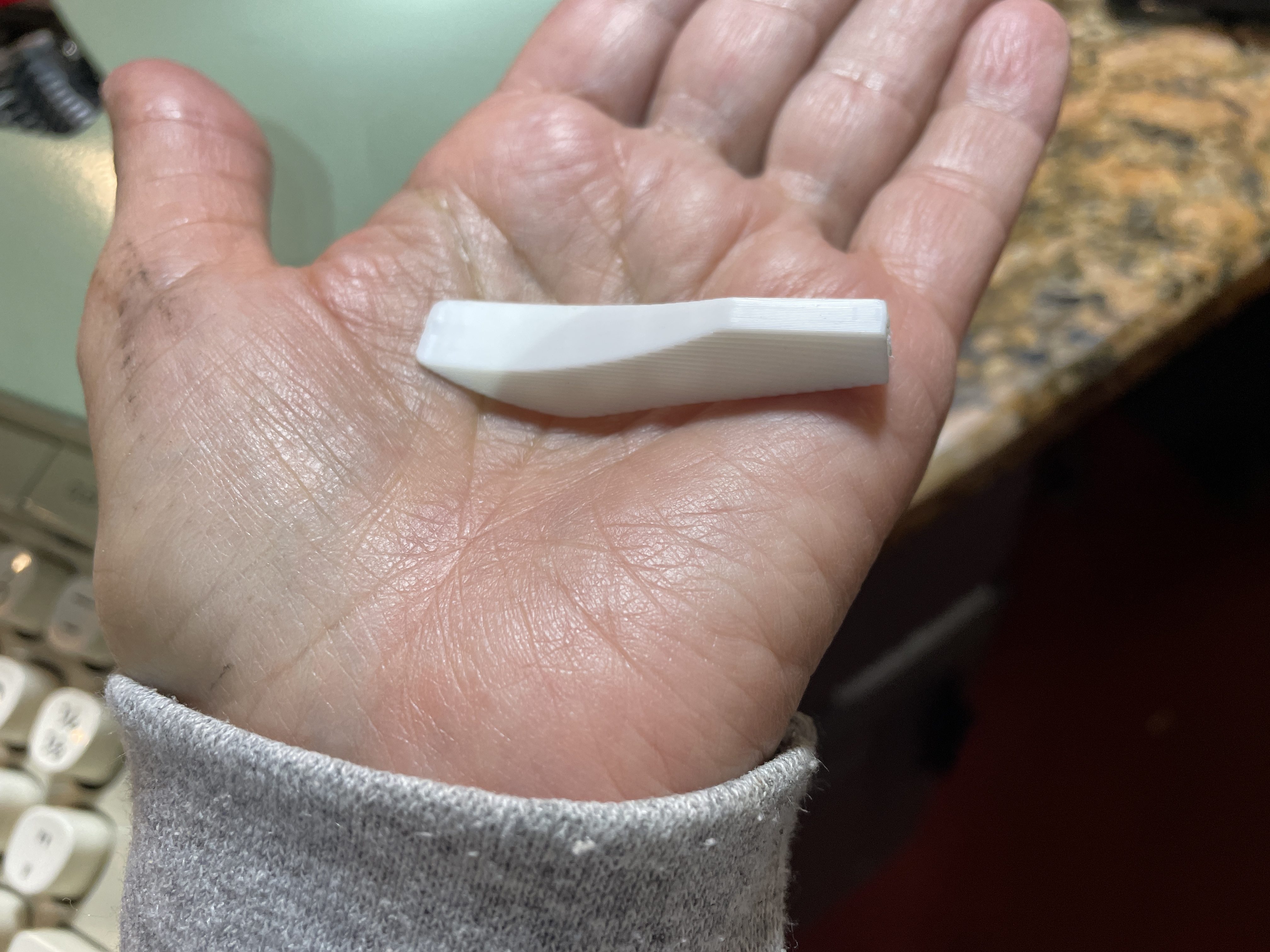 3D printed Smith-Corona carriage release lever