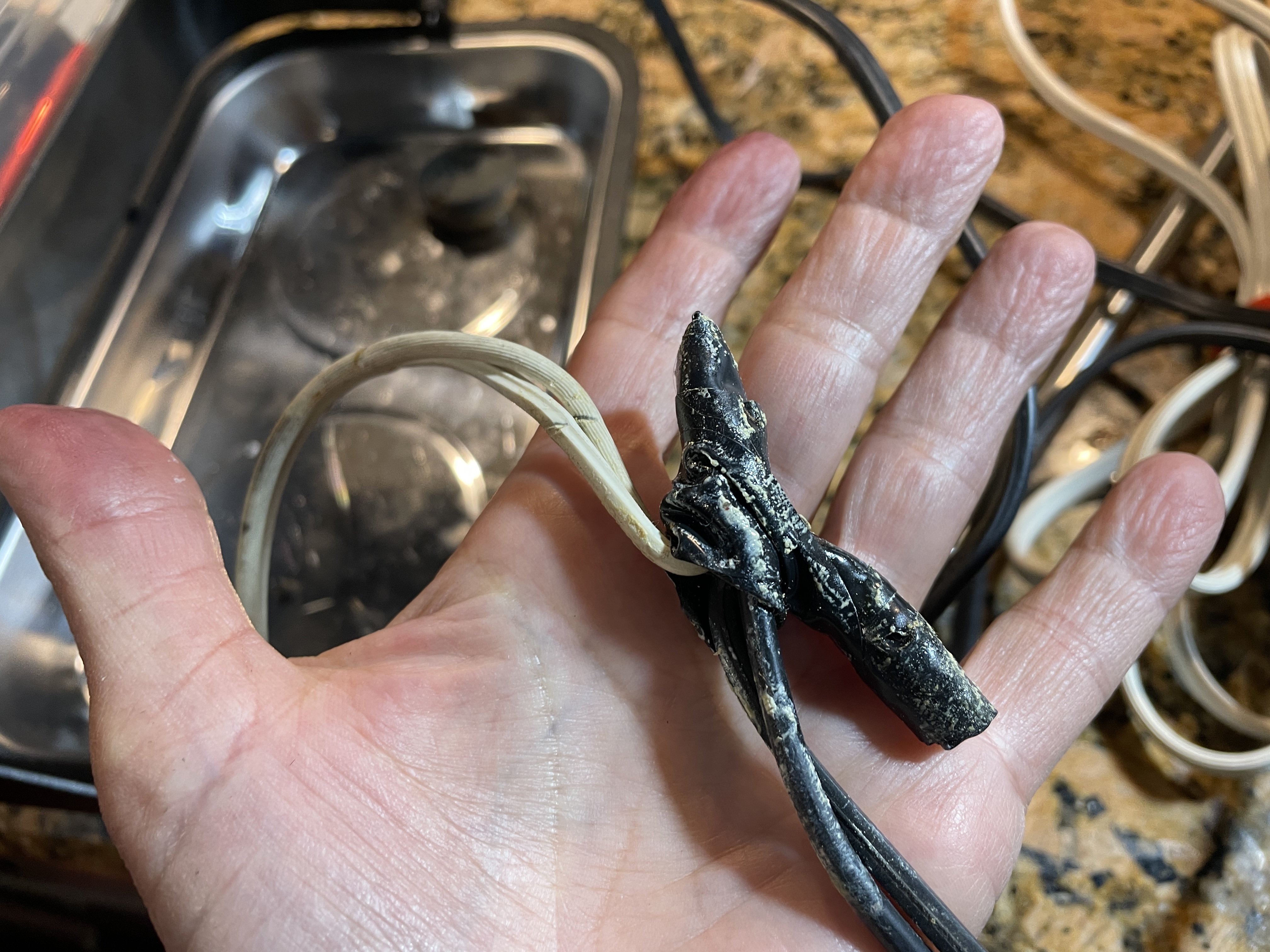 spliced cord on electric Smith Corona