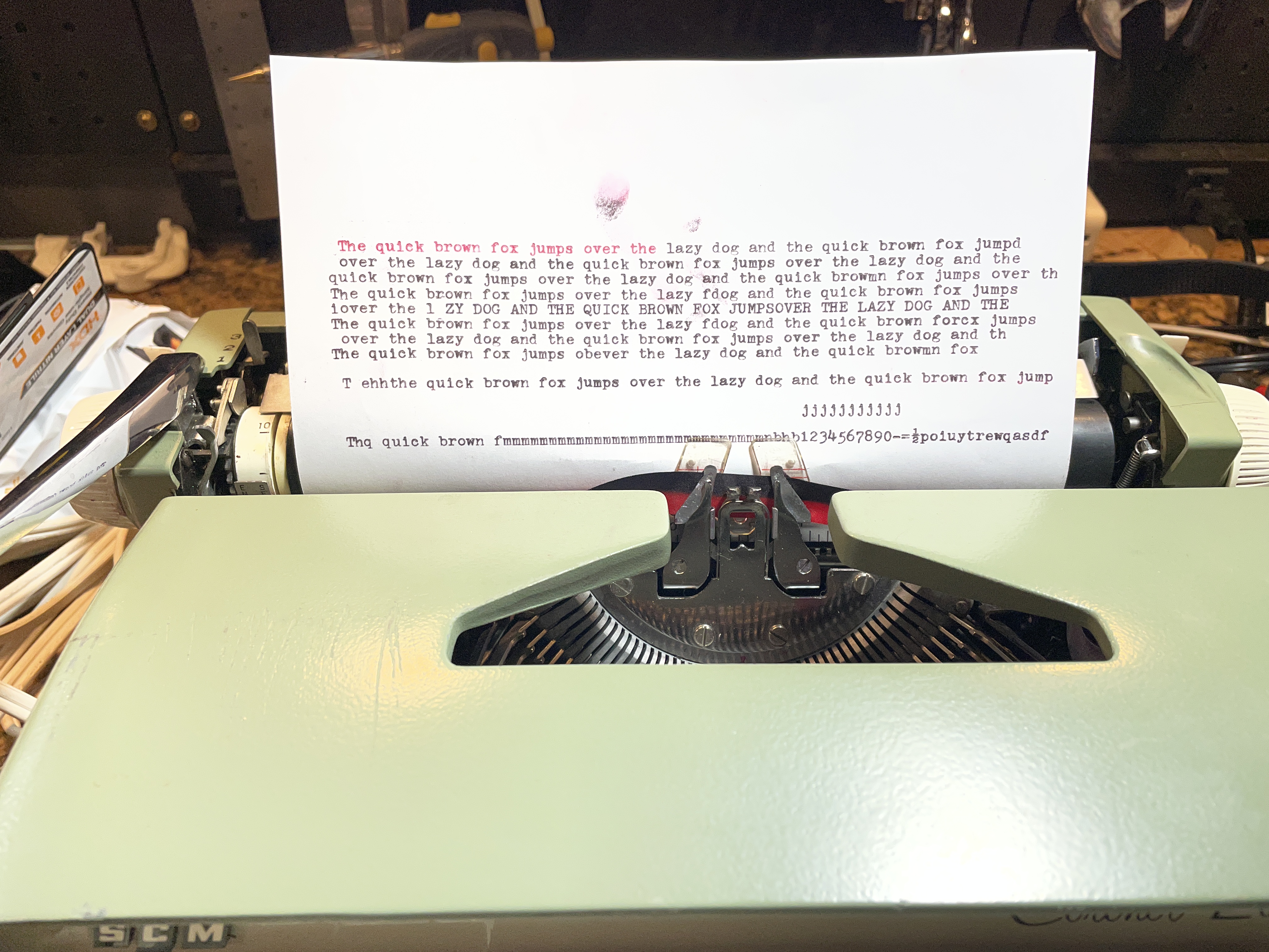 Missing paper bail on 196x SCM Coronet Electric