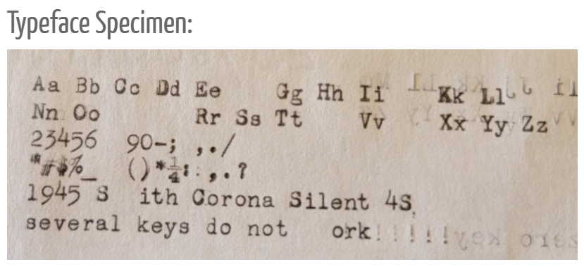 dead keys on Smith-Corona Silent