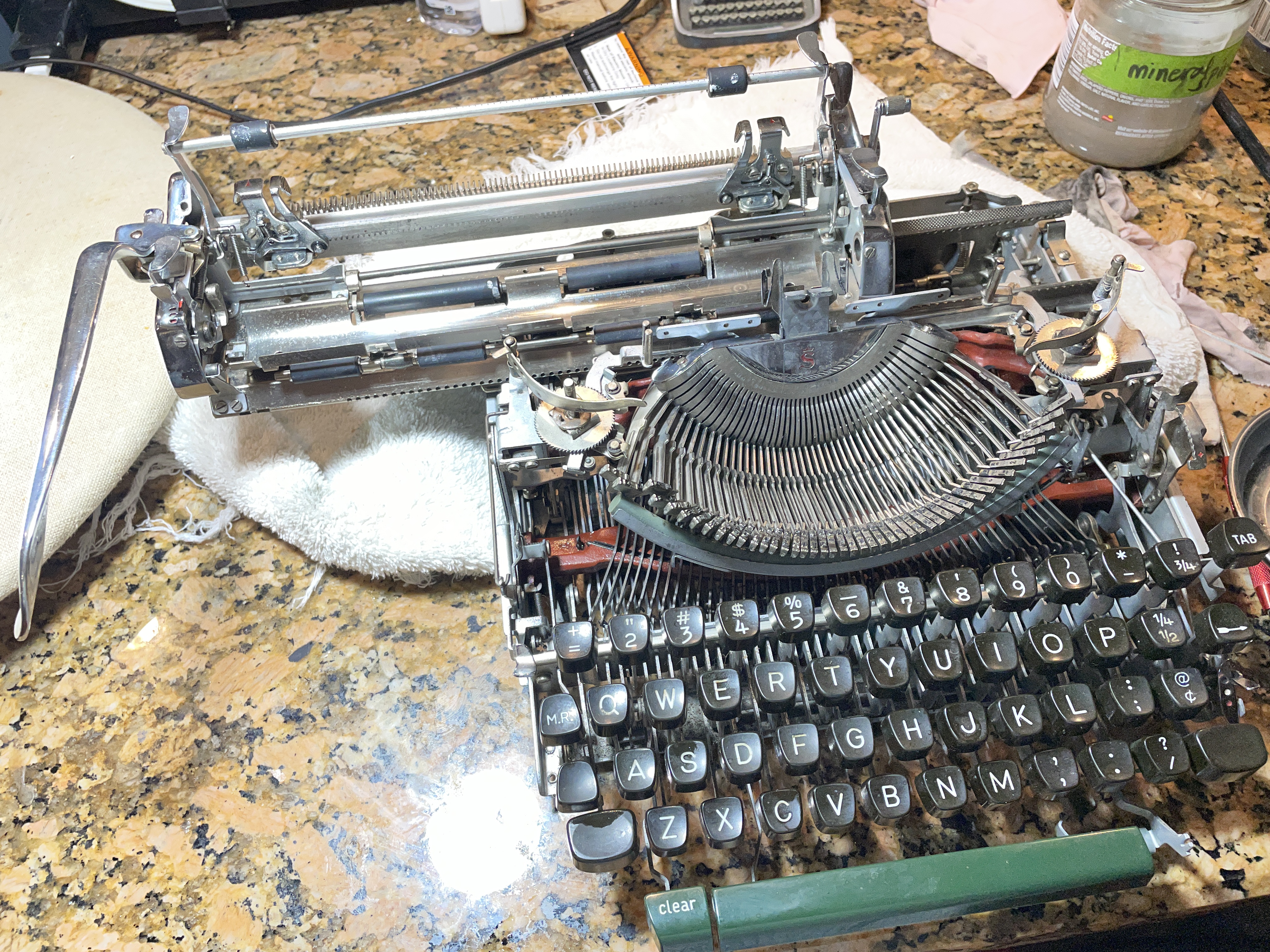 Partially dismantled Olympia SM4