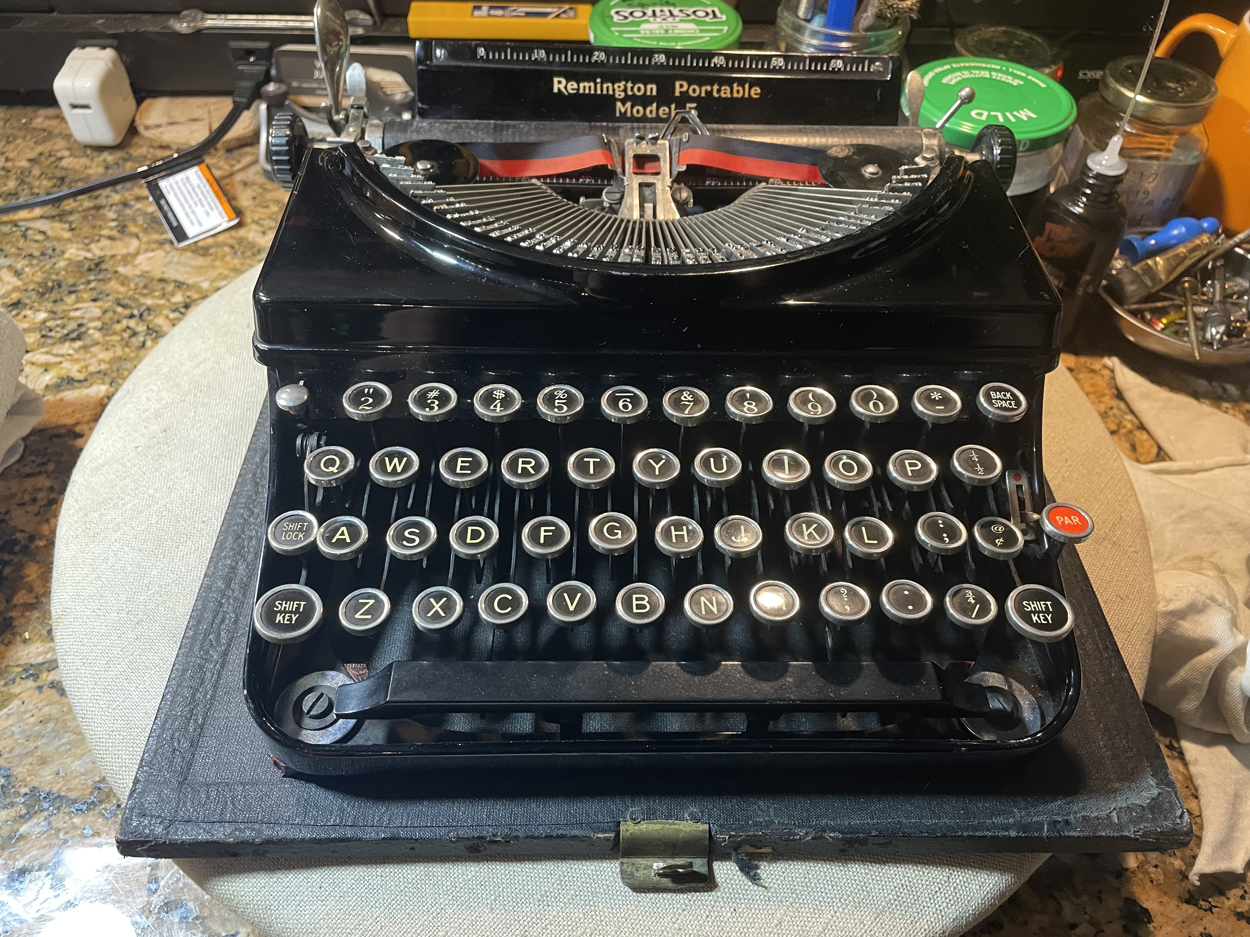 1934 Remington Portable Model 5 typewriters
