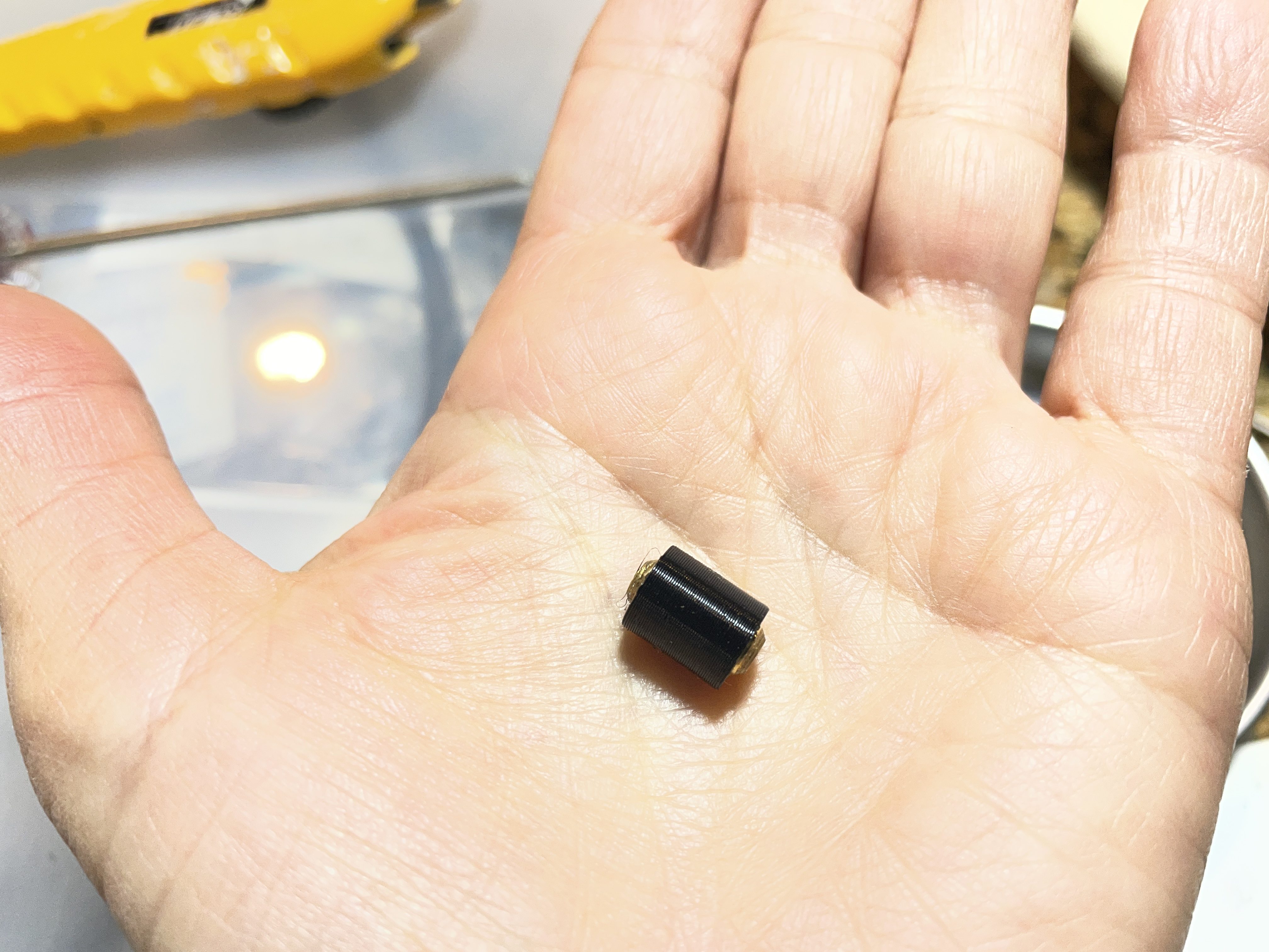 3D printed feed roller for 1934 Remington Portable Model 5 typewriter