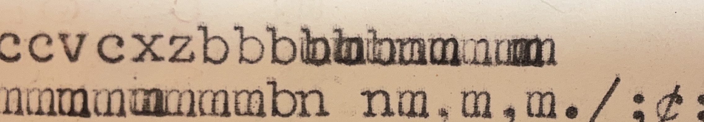 1934 Remington Portable Model 5 typewriter letter piling