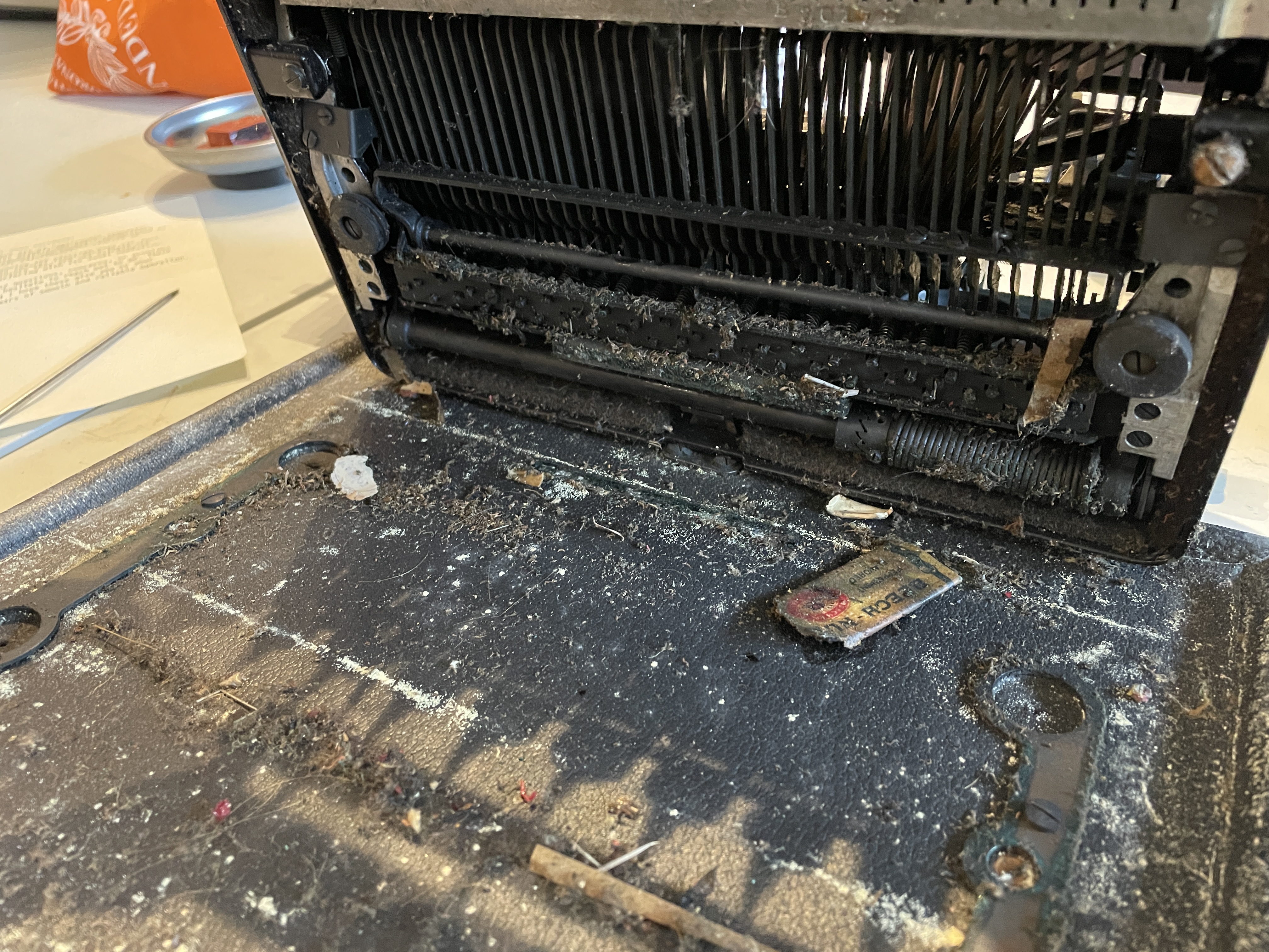 dirty typewriter