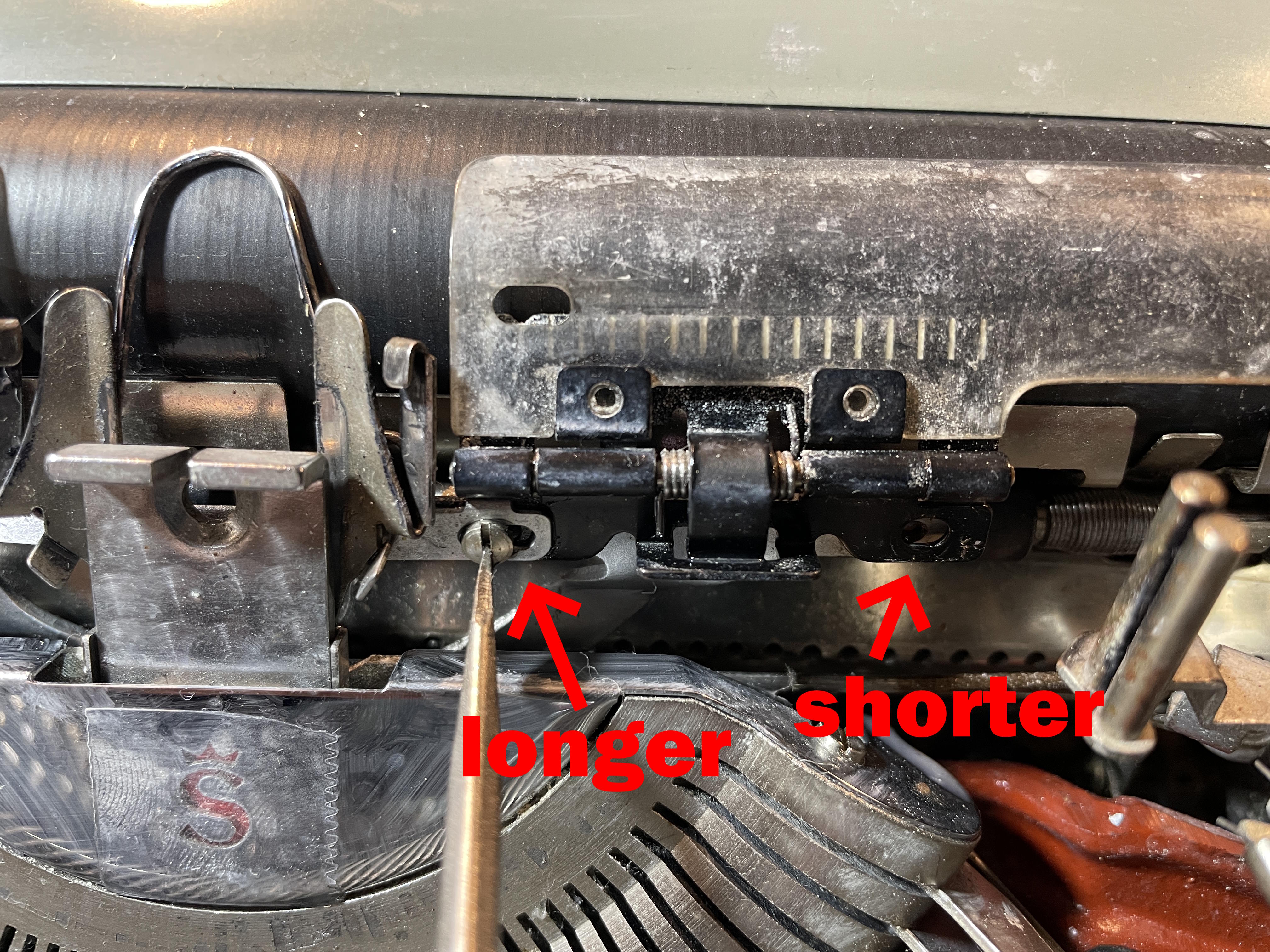 card guide screws not all the same size