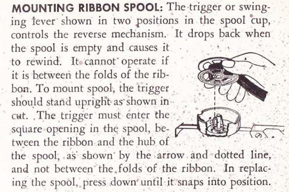 R.C. Allen VisOmatic ribbon installation
