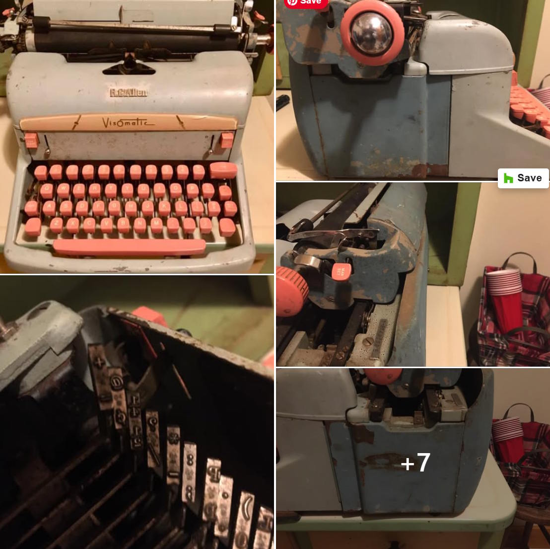 R. C. Allen VisOmatic with pink keys