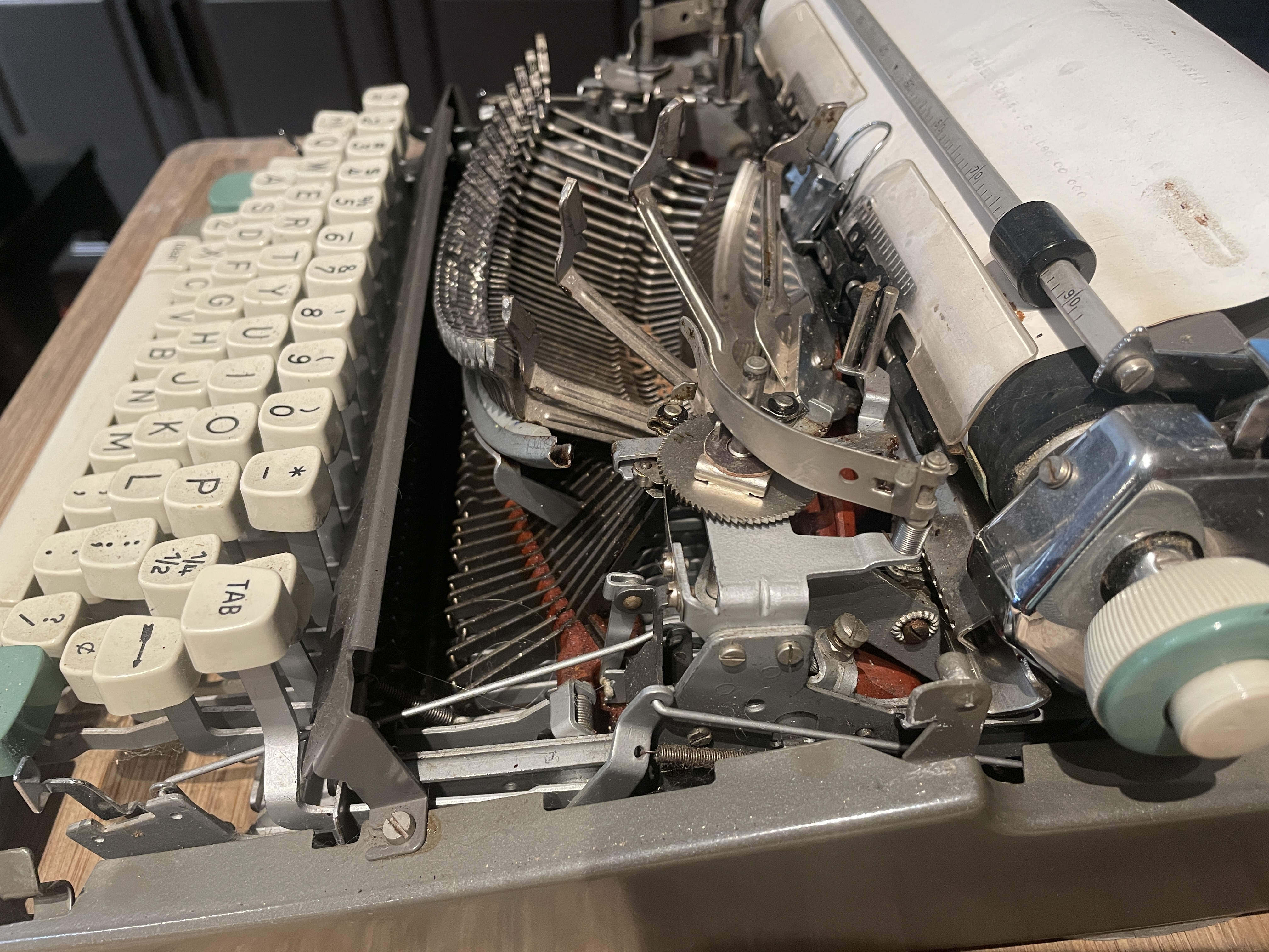 SM7 with frozen typebars