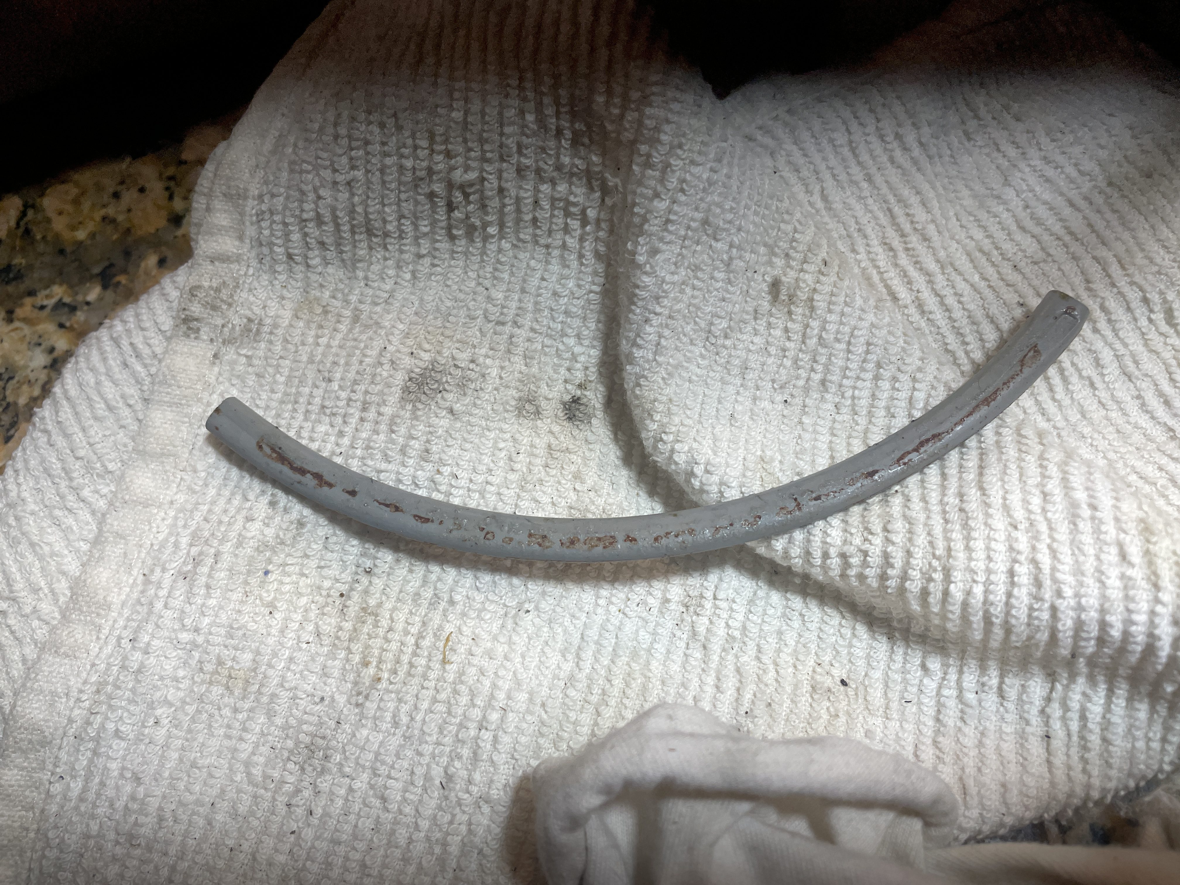 old adhesive on typebar rest of SM7
