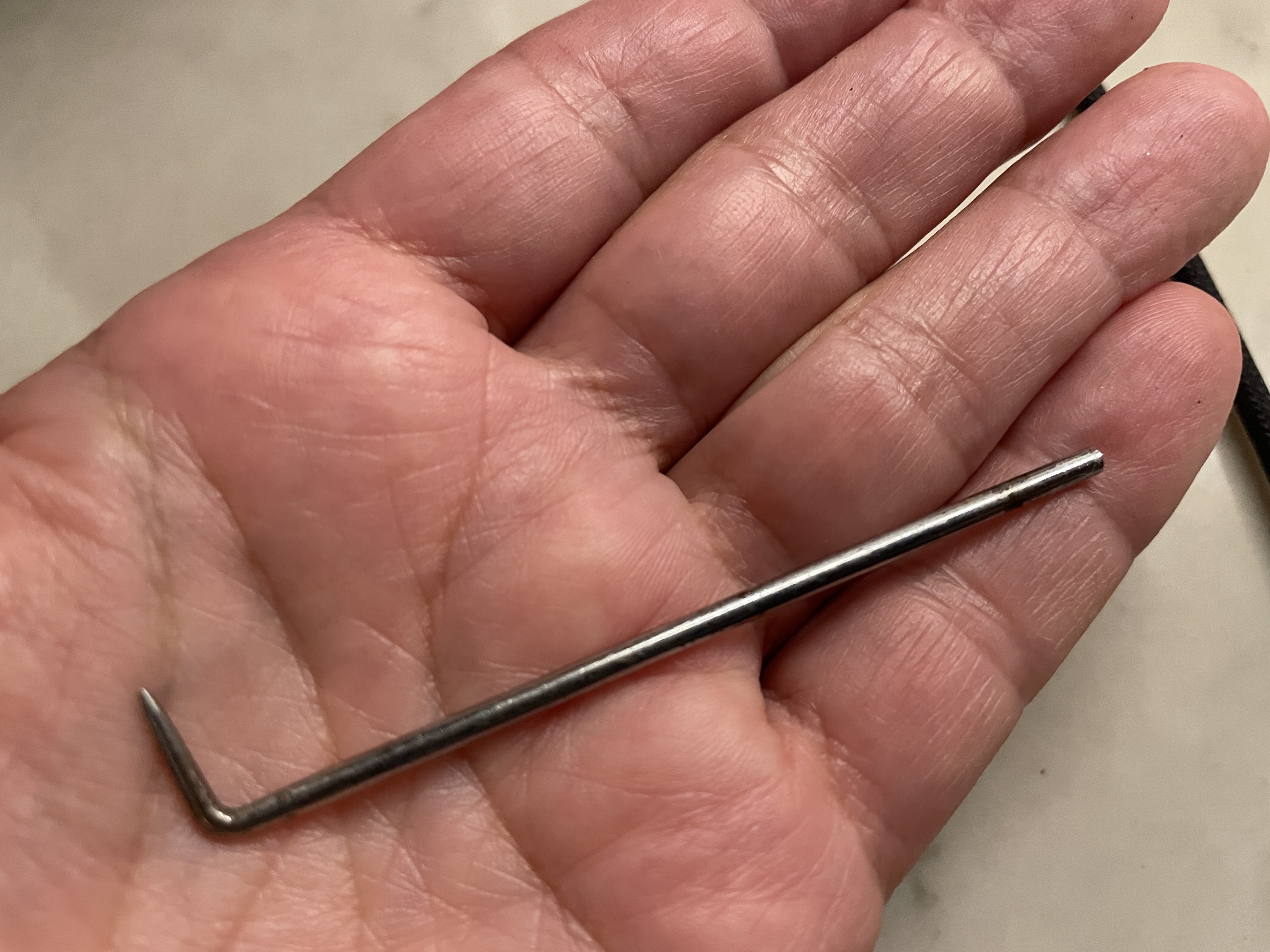 broken tool used to repair variable on 1949 Remington All-New Portable