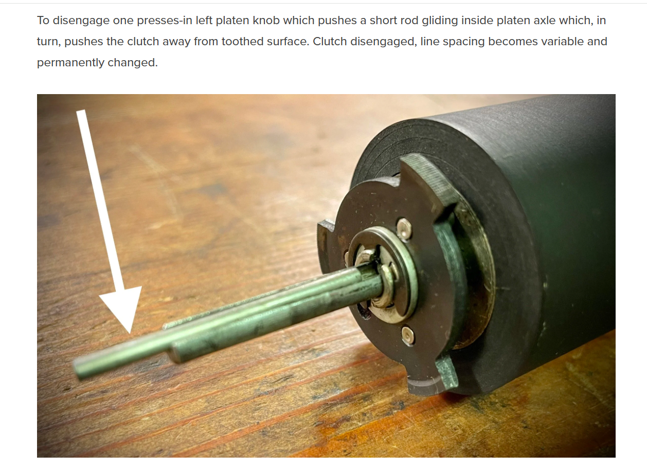 website screenshot - variable mechanism 1949 Remington All-New Portable