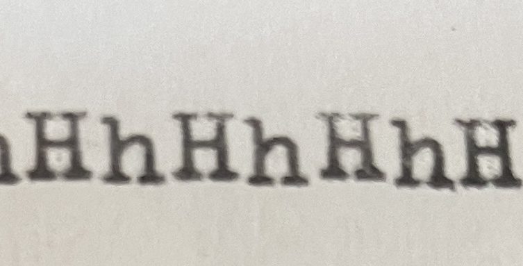 Capital letters too high on 1960 Olympia SM4 typewriter