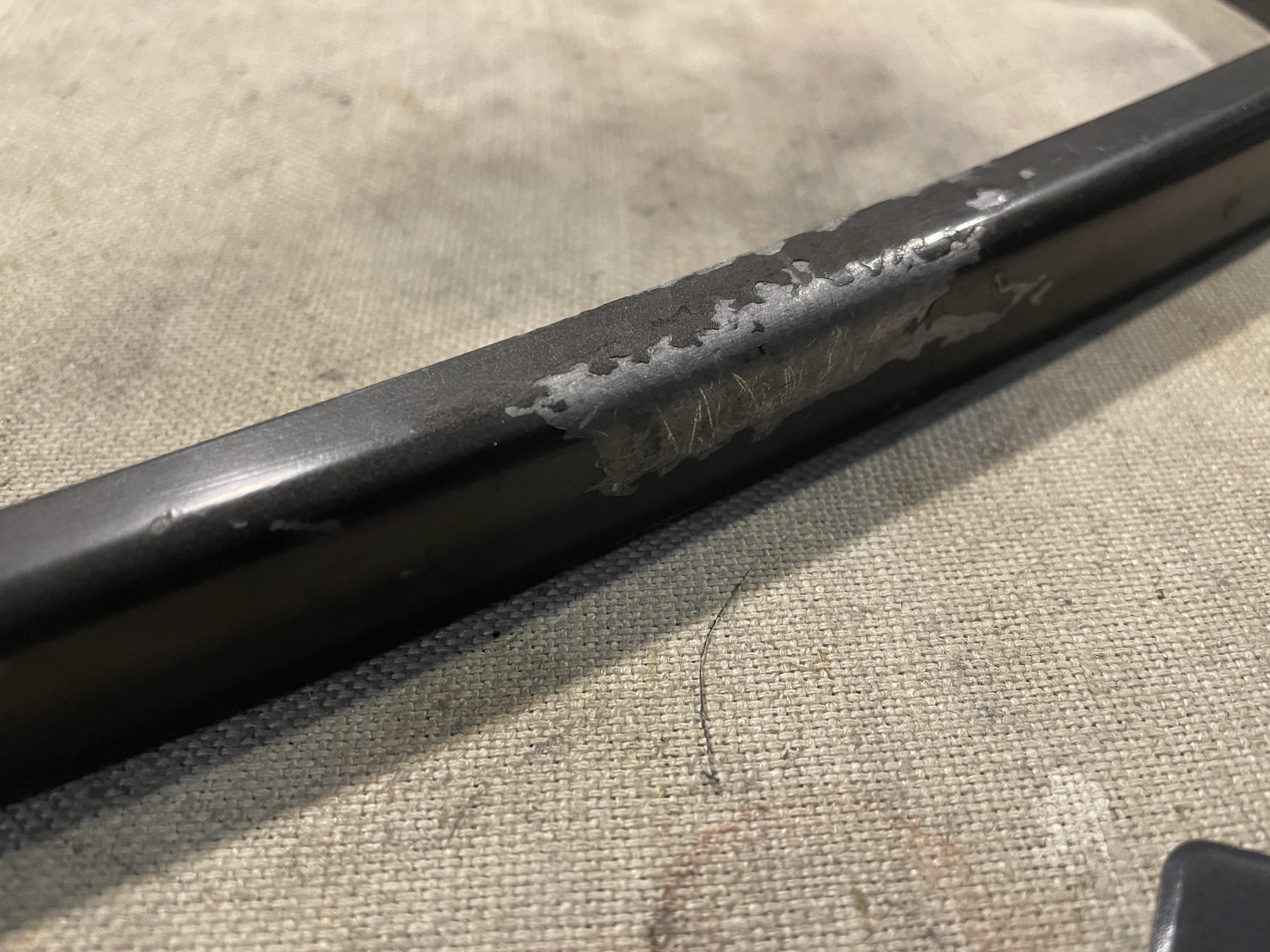 damaged chin piece on Remington All-New Portable typewriter
