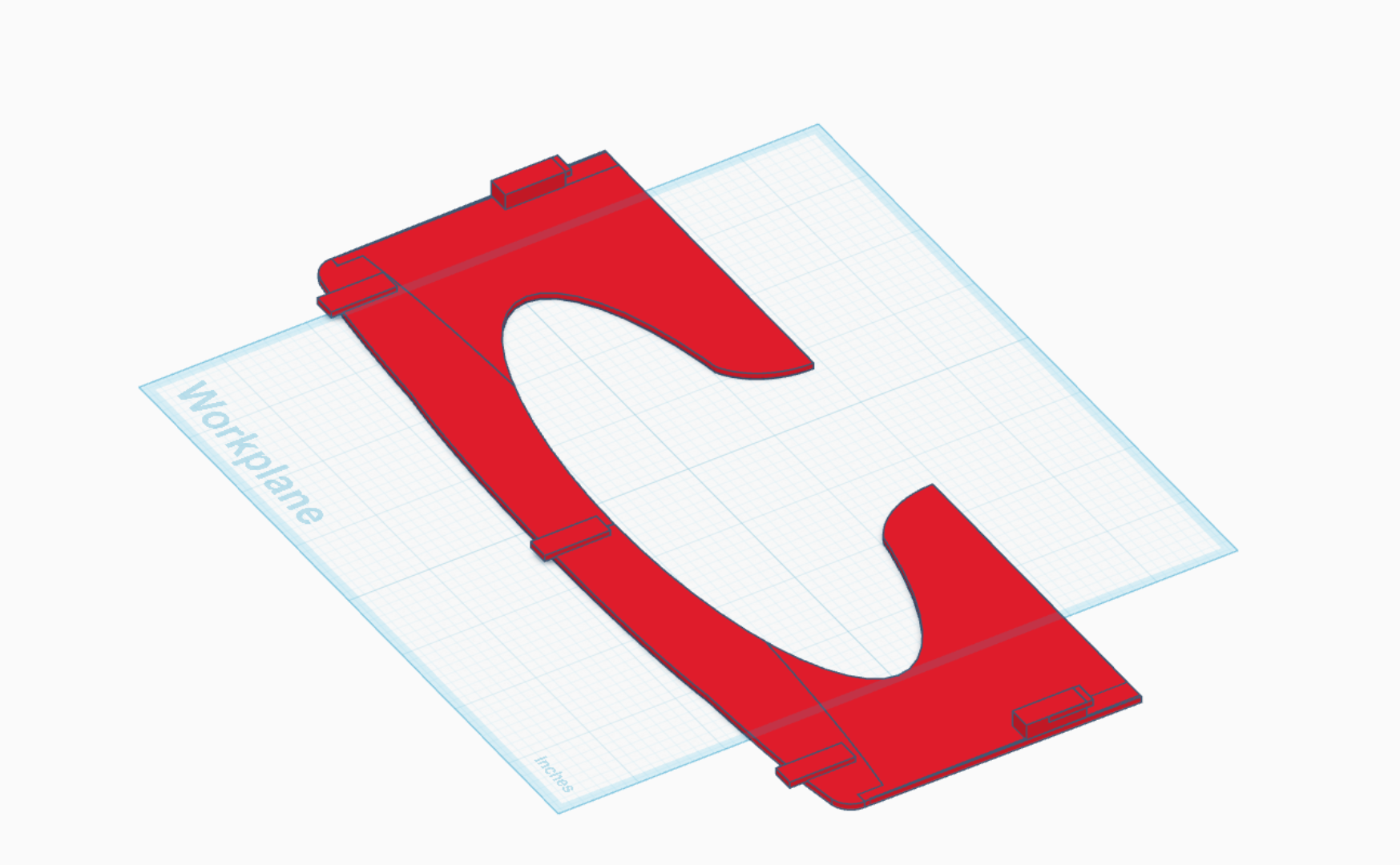 ribbon cover for Smith-Corona Corsair Deluxe made in England designed in Tinkercad
