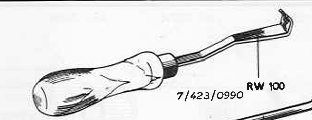 rw 100 keytop removal tool for 1957 Olympia SM3 typewriter